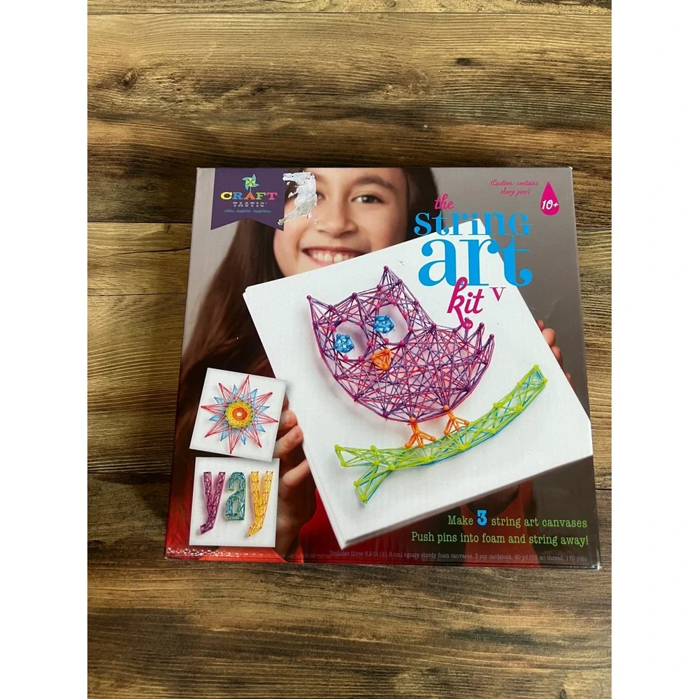 Ann Williams Craft-tastic String Art Kit DIY Owl Starburst Yay CT1797 Ages 10+